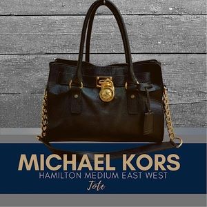Michael Kors Black East West Satchel